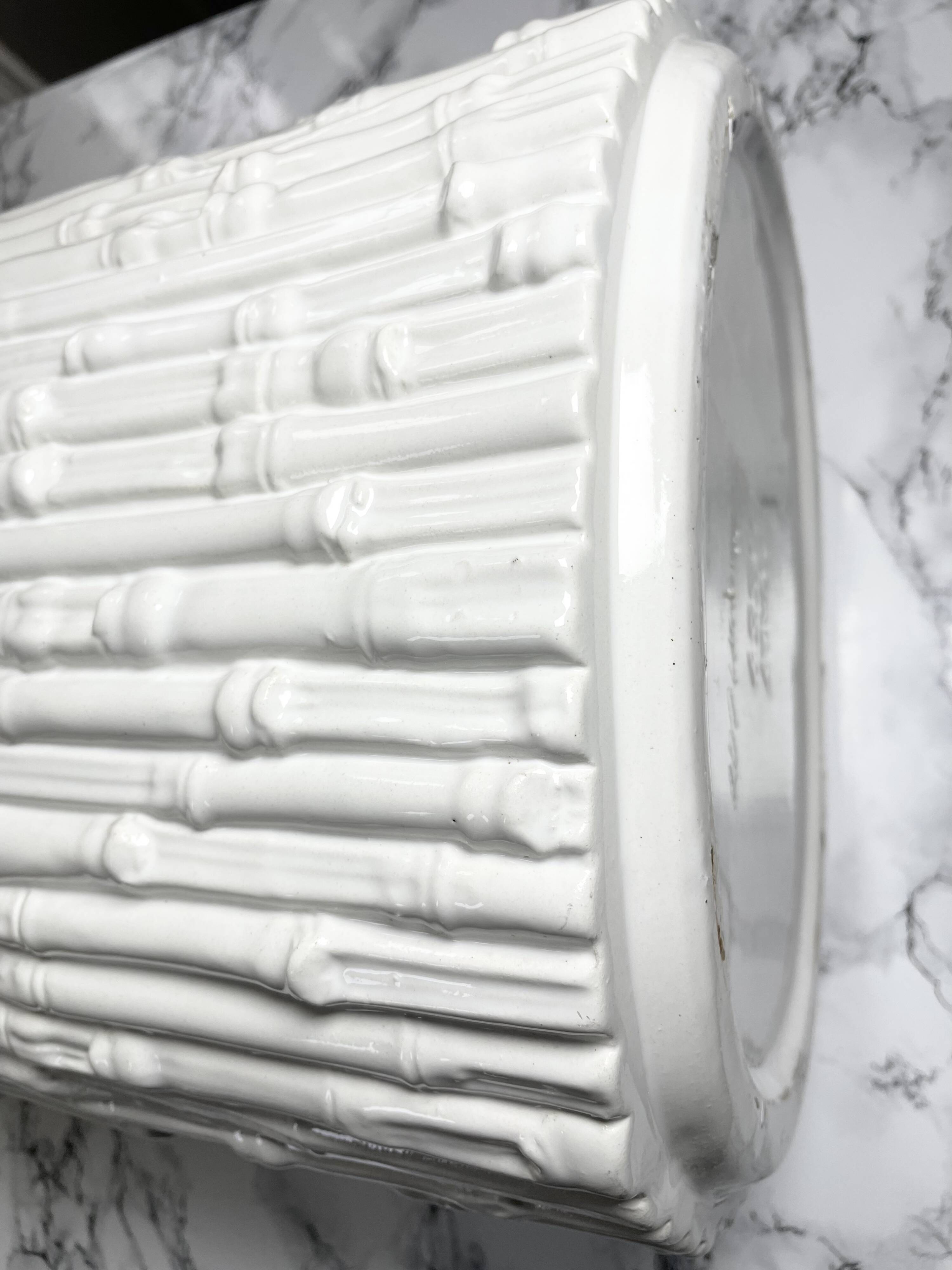 Porte parapluie céramique blanche Chaumette