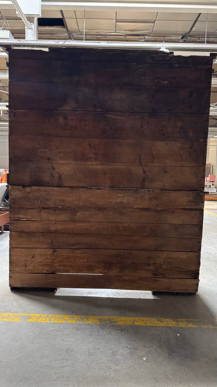 19th century folk art credenza