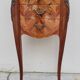 Louis xv style bedside table in rosewood marquetry
