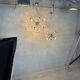 2x vintage Sputnik 'Dandelion' pendant lamp