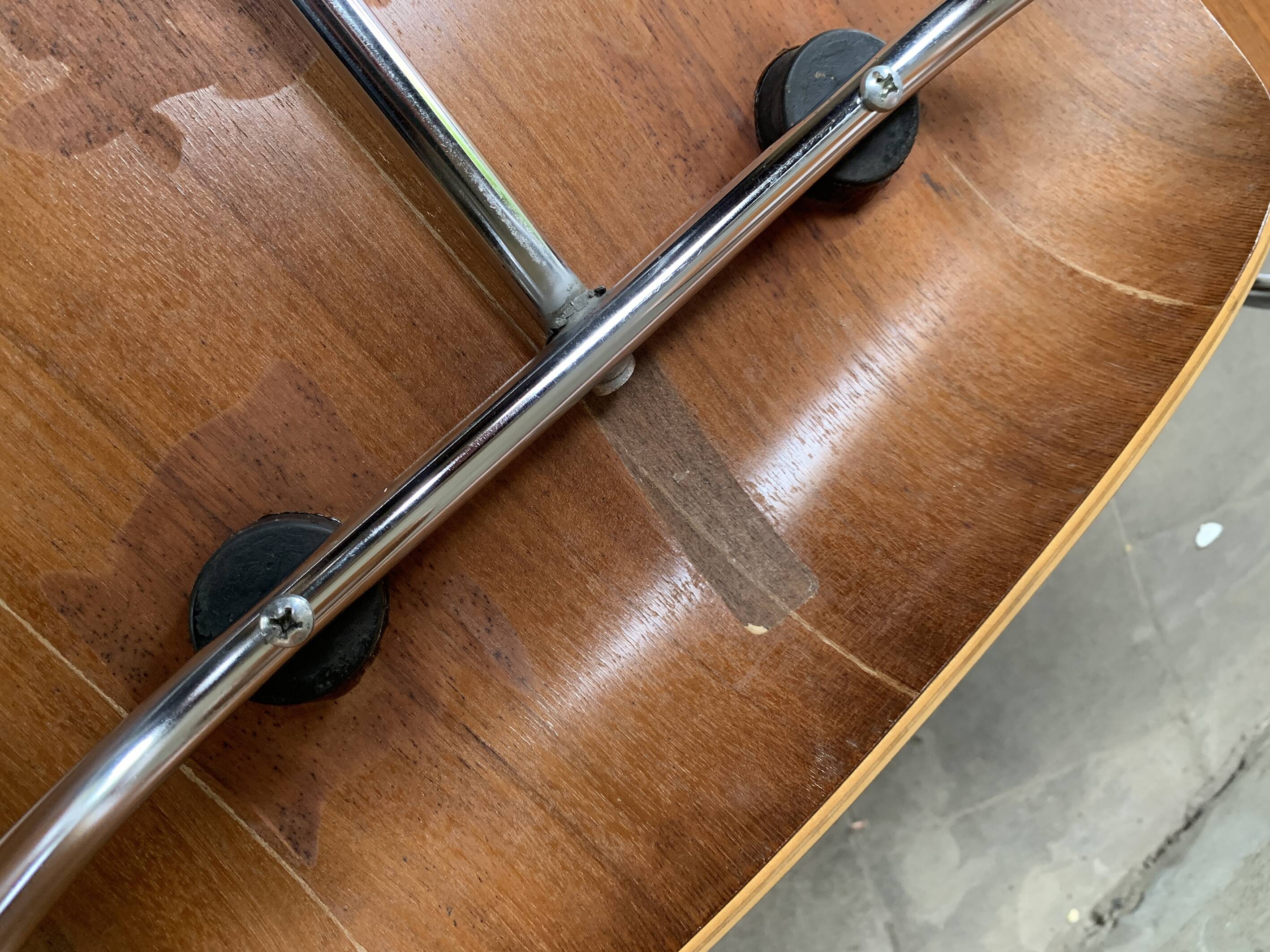 Chaises DCM Noyer Ray & Charles Eames Dining Chair Metal Herman Miller