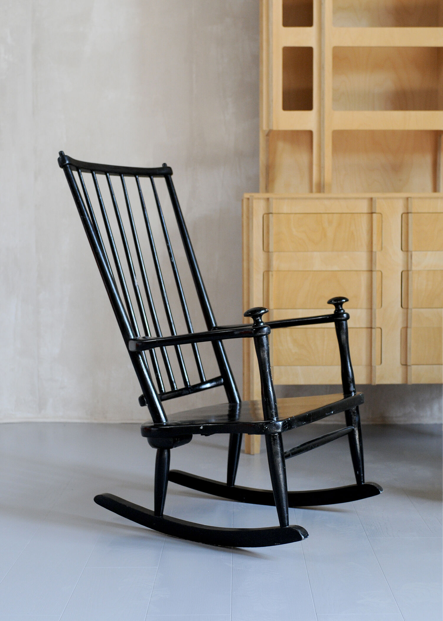 Pair of rocking chairs Scandinavian 1960