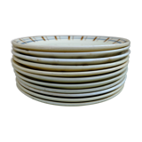 Cheese or dessert plates, Digoin and Sarreguemines 9205