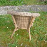 Child chair basket in rattan