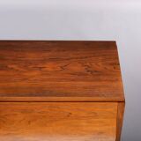 Danish mid-century modern hardwood pianette Bij Louis Zwicki, 1960s