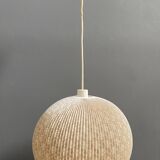 Plisee round hanging lamp 1960s