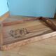 Plateau en bois style scandinave