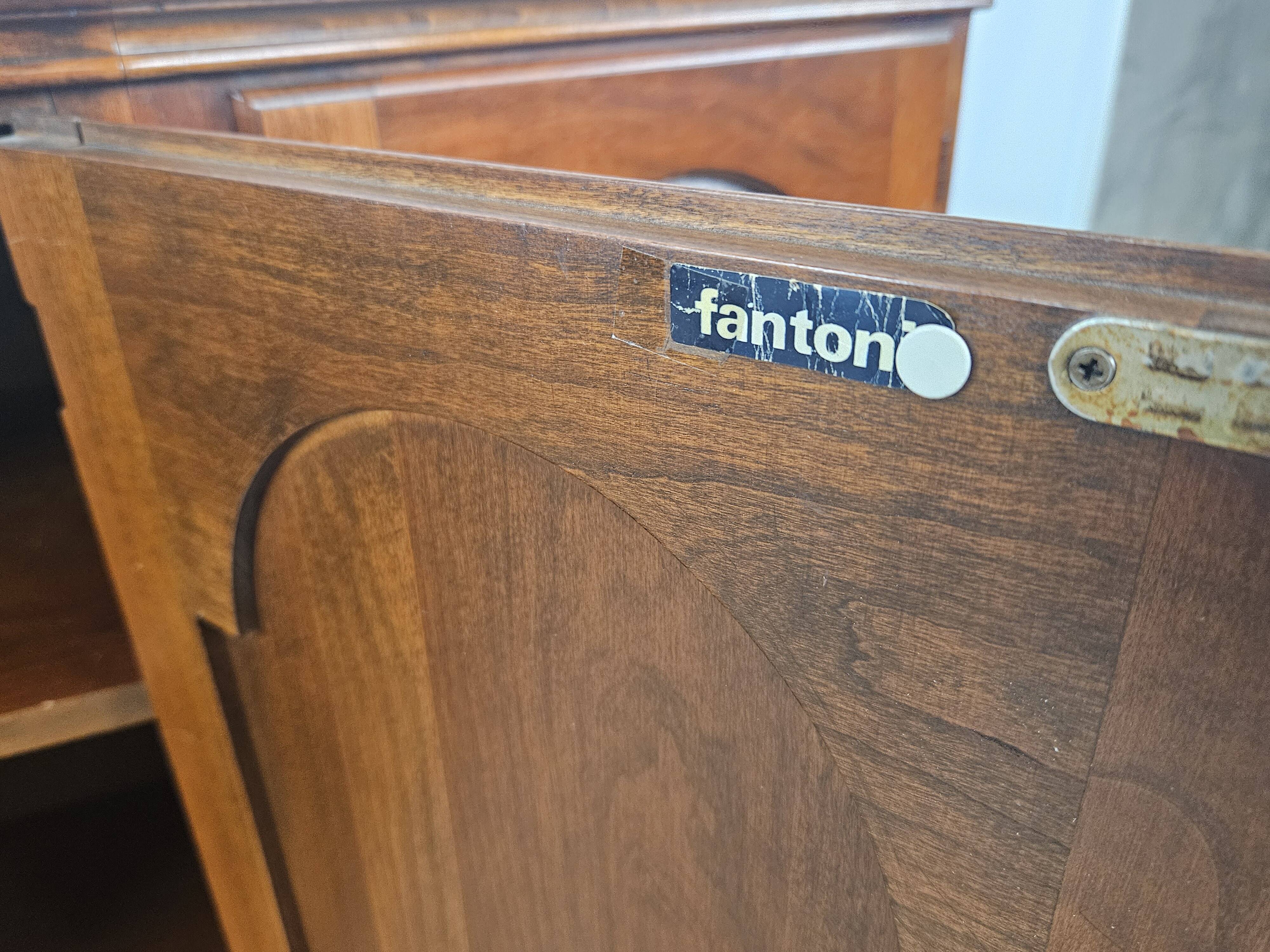 Buffet de salon ou d'entrée en merisier par Fantoni