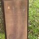 Rustic mirror called brutalist, molded carved natural wood