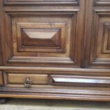 Library display case H234 walnut 19th century