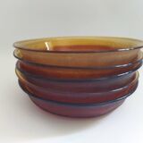 Arcoroc Sierra amber skullcap plates