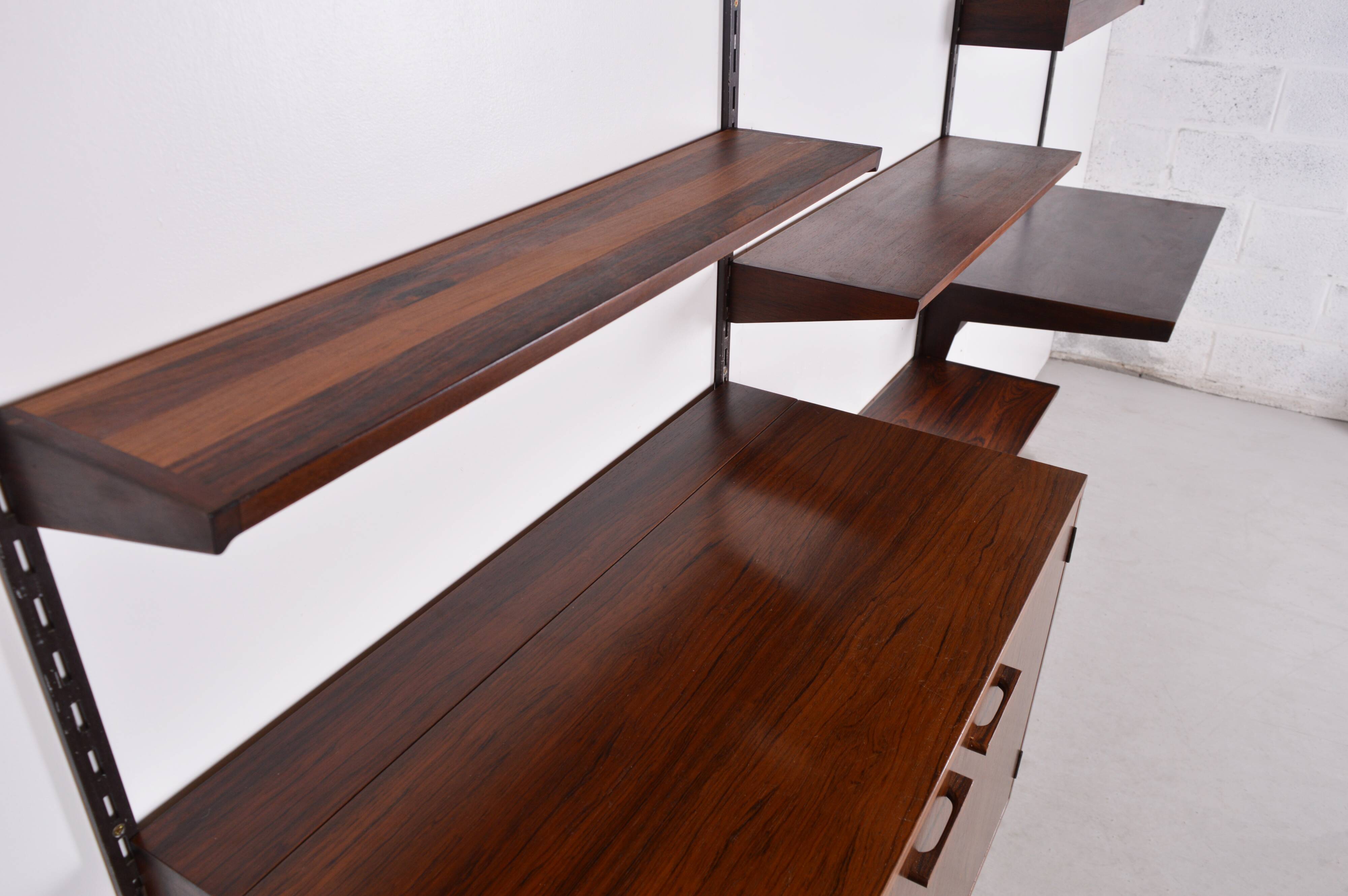 Rosewood Hanging Library - Kai Kristiansen - 1960