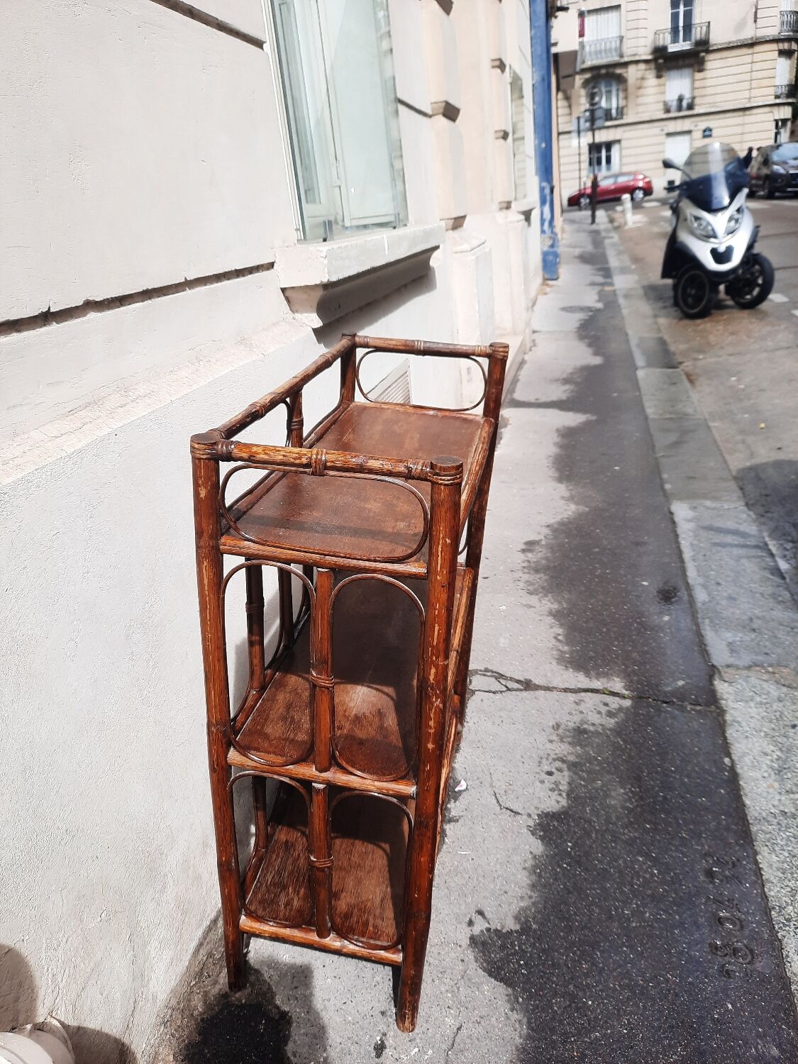 Étagère à poser en bambou