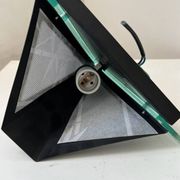 Applique lampe design style Memphis 1980 NADAIR triangle plexiglass