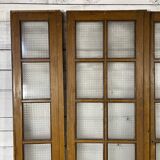 Four-leaf partition door