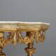 Console ancienne éclectique en bois sculpté et doré, Italie, XIXe siècle