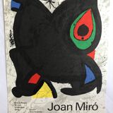 Original exhibition poster by Joan MIRO, Grand Palais, 1974