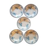 5 hollow plates Sarreguemines