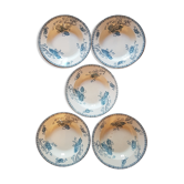 5 assiettes creuses Sarreguemines