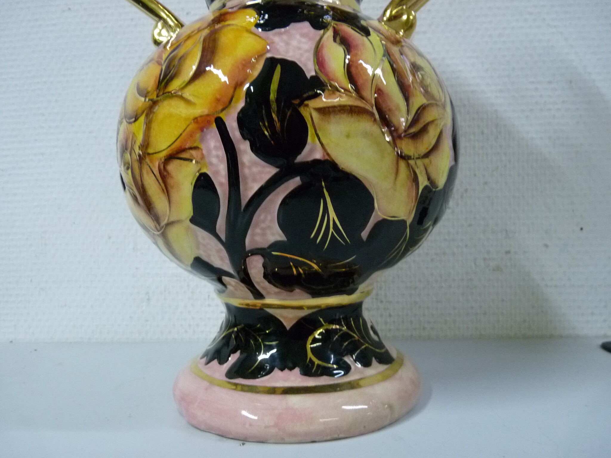 Vase amphora handles Vallauris