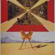 Salvador Dali: Roussillon, SNCF (Butterfly Suite small model), signed original lithograph.