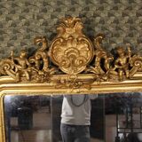 Louis Philippe mirror decorated with Putti