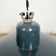 Industrial Grey Enamel Pendant Lamp from Siemens, 1930s
