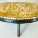 Piano stool of period and style Napoleon III, XIXth, tripod, blackened wood, adjustable