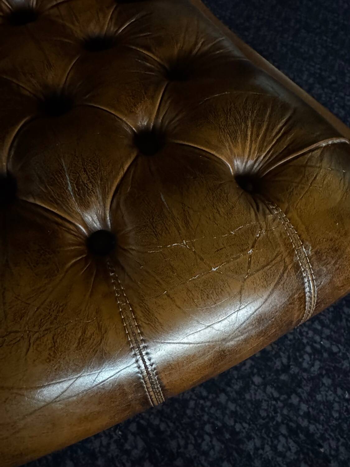 2 English Chesterfield chairs