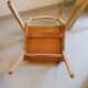 Pair of vintage 1950 sandblasted bridge armchairs