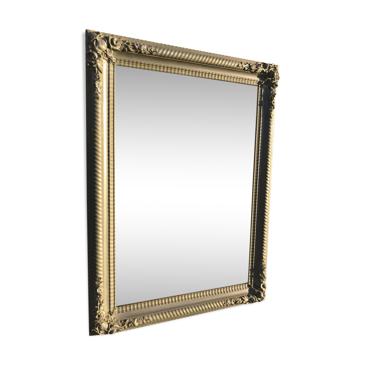Mirror Louis XV XVI 19th former 76x103cm