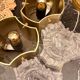 Pair of Space Age lamps from the 70s – Made in Italy – sculpted glass –