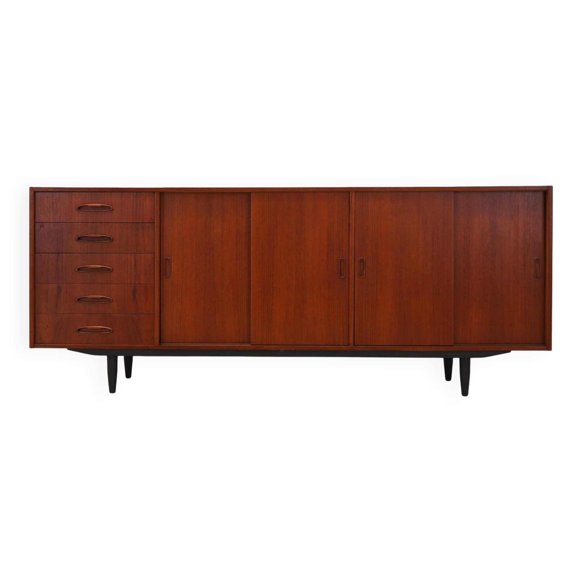 Teak sideboard, Danish design, 1970s, production: Denmark