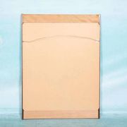 Miroir design vintage scandinave, miroir MidMod en teck