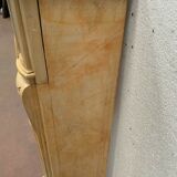 Louis XV style fireplace in natural stone XX century