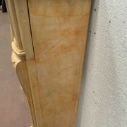 Louis XV style fireplace in natural stone XX century