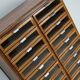 Vintage Dutch oak haberdashery shop cabinet, 1950s