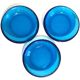 Blue glass bowls