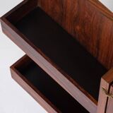 CFC Silkeborg Rolling Bar Cabinet in Rosewood