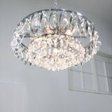 Vintage Viennese Medium Sized Crystal Chandelier, 70s