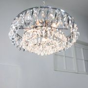 Vintage Viennese Medium Sized Crystal Chandelier, 70s