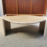 Coffee table in travertine Roche Bobois