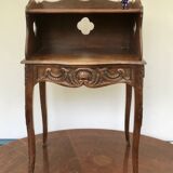 Table de chevet - Chêne - Style Louis XV - 19e siècle