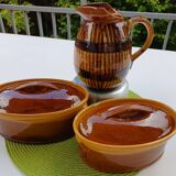 2 terrines from 1950 “La Bourguignonne” and a pot