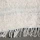 3x9 Soft Pink & Beige Turkish Woven Oushak Runner Rug, 79x266 Cm