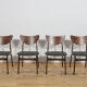 Mid-Century Rosewood Dining Chairs, Denmark, 1960s, Set of 4
