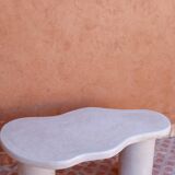 Table basse forme organique en Tadelakt