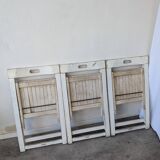 Set of 3 Vintage TRIESTE Foldable Chair by Aldo Jacober, 1970s Mid-Century