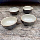 Set of 4 stoneware bowls