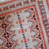 Vintage carpet Uzbek Bukhara handmade 127cm x 173cm 1960s, 1C491